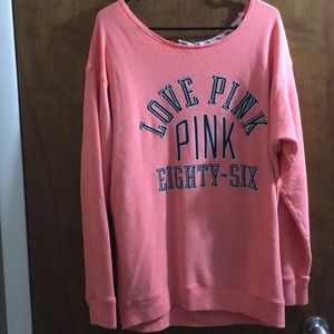 Pink Victoria’s Secret sweatshirt size small